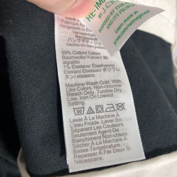 J. Crew Factory Pants Mens 35 32 Slim-fit Flex Chino Gray New Flat Front Preppy - Picture 4 of 16